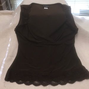 Juniors size L Brown sleeveless top